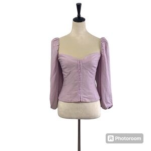 Aritzia Wilfred | Linen Blend Corset Top